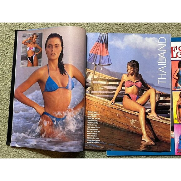 Swimwear Illustrated Magazine #1 & #2 Premiere 1986 1st Issue + Swim Styles 1989 - Picture 5 of 10